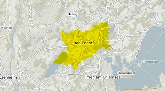 Immobilienpreisekarte Bad Endorf Oberbayern